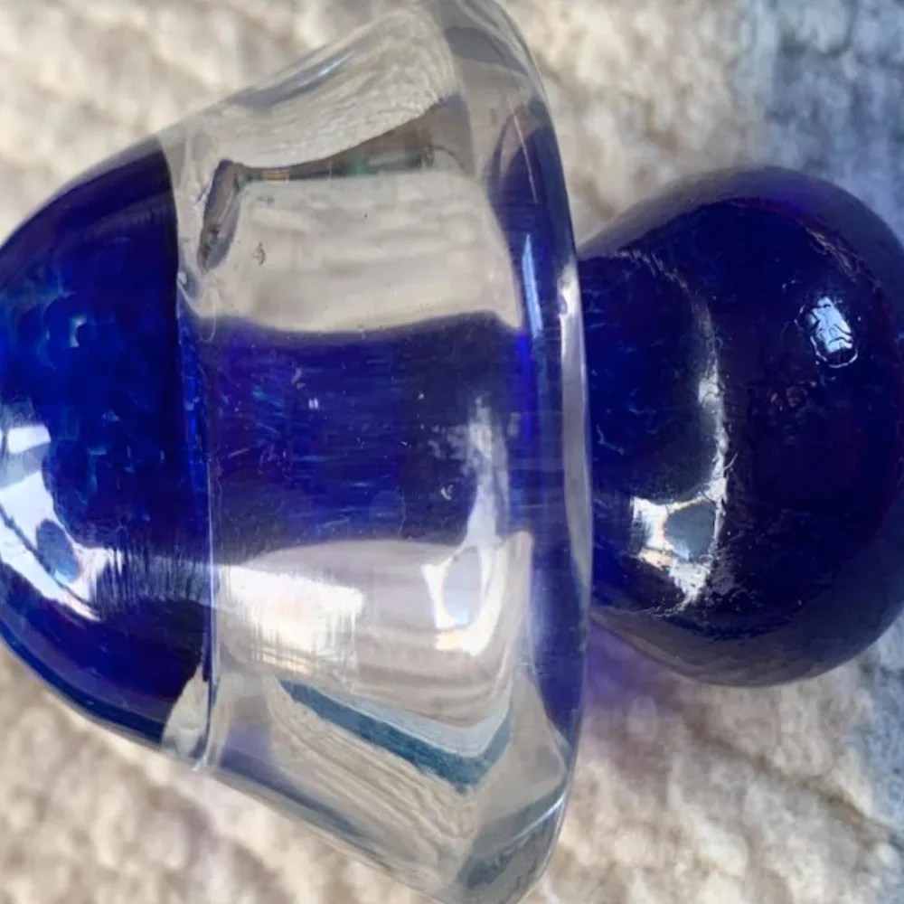 Mini Glass Mushroom